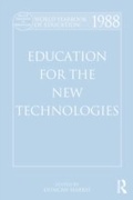Cover: World Yearbook of Education 1988 - Routledge