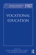 Cover: World Yearbook of Education 1987 - Routledge