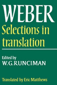 Enlarge image Cover: Max Weber: Selections in Translation - Cambridge University Press