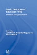 Cover: World Yearbook of Education 1985 - Routledge