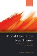 Cover: Modal Homotopy Type Theory - OUP eBook