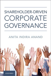 Abbildung von: Shareholder-driven Corporate Governance - OUP eBook