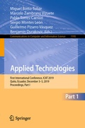 Cover: Applied Technologies - Springer