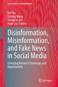 Abbildung von: Disinformation, Misinformation, and Fake News in Social Media - Springer
