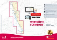 Abbildung von: Sportbootkarten Satz 3: Westküste Schweden (Ausgabe 2020/2021) - Delius Klasing