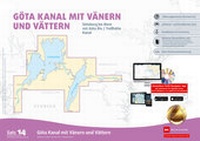 Abbildung von: Sportbootkarten Satz 14: Götakanal mit Vänern und Vättern (Ausgabe 2020/2021) - Delius Klasing