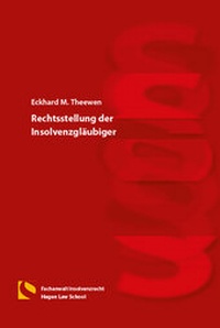 Abbildung von: Rechtsstellung der Insolvenzgläubiger - Hagener Wissenschaftsverlag