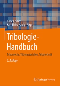 Abbildung von: Tribologie-Handbuch - Springer Vieweg