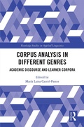 Cover: Corpus Analysis in Different Genres - Routledge