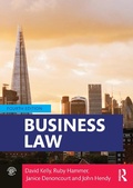 Cover: Business Law - Routledge