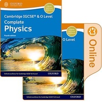 Enlarge image Cover: Cambridge IGCSE (R) & O Level Complete Physics: Print and Enhanced Online Student Book Pack Fourth Edition - Oxford University Press