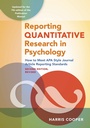 Cover: Reporting Quantitative Research in Psychology - American Psychological Association