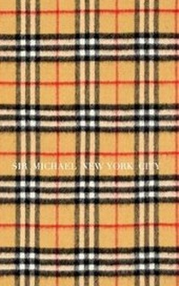Abbildung von: Burberry inspired plaid sir Michael New York creative blank Journal - Blurb