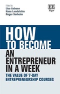 Cover: How to Become an Entrepreneur in a Week - Edward Elgar Publishing