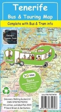 Abbildung von: Tenerife Bus & Touring Map - Discovery Walking Guides Ltd