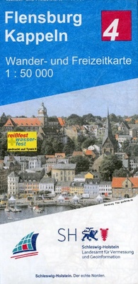 Abbildung von: Wander- und Freizeitkarte Flensburg Kappeln - Landesamt f.Vermessung