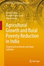 Cover: Agricultural Growth and Rural Poverty Reduction in India - Springer