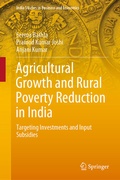 Cover: Agricultural Growth and Rural Poverty Reduction in India - Springer