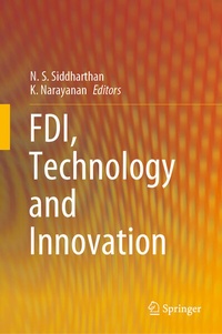 Enlarge image Cover: FDI, Technology and Innovation - Springer
