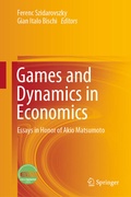 Cover: Games and Dynamics in Economics - Springer