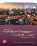 Cover: ISE OPERATIONS MANAGEMENT IN THE SUPPLY CHAIN: DECISIONS & CASES - McGraw-Hill Education