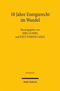 Cover: 10 Jahre Energierecht im Wandel - Mohr Siebeck