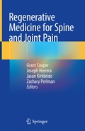 Cover: Regenerative Medicine for Spine and Joint Pain - Springer