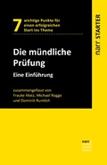 Cover: Die m&uuml;ndliche Pr&uuml;fung - Narr Francke Attempto Verlag