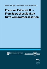 Enlarge image Cover: Focus on Evidence III - Narr Francke Attempto Verlag