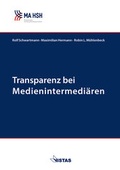 Cover: Transparenz bei Medienintermedi&auml;ren - VISTAS Verlag