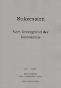 Cover: Vom Untergrund der Demokratie - Jan&szlig;en, Derk