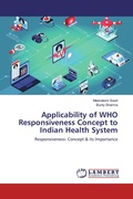 Cover: Applicability of WHO Responsiveness Concept to Indian Health System - LAP Lambert Academic Publishing