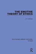Cover: The Emotive Theory of Ethics - Routledge