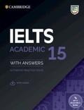 Cover: IELTS 15 Academic Student's Book with Answers with Audio with Resource Bank - Cambridge English