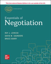 Enlarge image Cover: ISE Essentials of Negotiation - McGraw-Hill Education