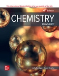 Cover: ISE Chemistry: Atoms First - McGraw-Hill Education
