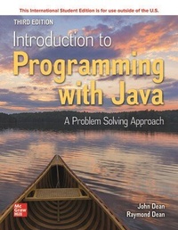 Enlarge image Cover: ISE Introduction to Programming with Java: A Problem Solving Approach - McGraw-Hill Education