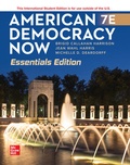 Cover: American Democracy Now Essentials ISE - McGraw-Hill Education