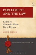 Cover: Parliament and the Law - Hart Publishing