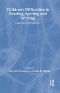 Cover: Children's Difficulties In Reading, Spelling and Writing - Routledge Falmer
