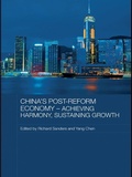 Cover: China's Post-Reform Economy - Achieving Harmony, Sustaining Growth - Routledge