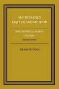 Cover: Mathematics, Matter and Method: Volume 1 - Cambridge University Press