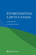 Cover: Environmental Law in Canada - Wolters Kluwer