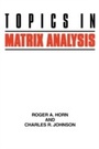 Cover: Topics in Matrix Analysis - Cambridge University Press