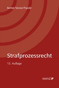 Cover: Strafprozessrecht - Manz