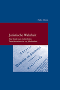Abbildung von: Juristische Wahrheit - Vittorio Klostermann Verlag