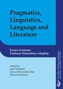 Cover: Pragmatics, Linguistics, Language and Literature - Cuvillier Verlag
