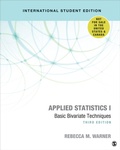 Cover: Applied Statistics I - International Student Edition - SAGE Publications Inc