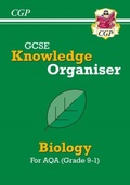 Cover: GCSE Biology AQA Knowledge Organiser - Coordination Group Publications Ltd (CGP)