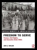 Cover: Freedom to Serve - Routledge